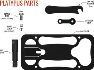MINI Cooper Clubman w/ Rally Lights Platypus License Plate Mount